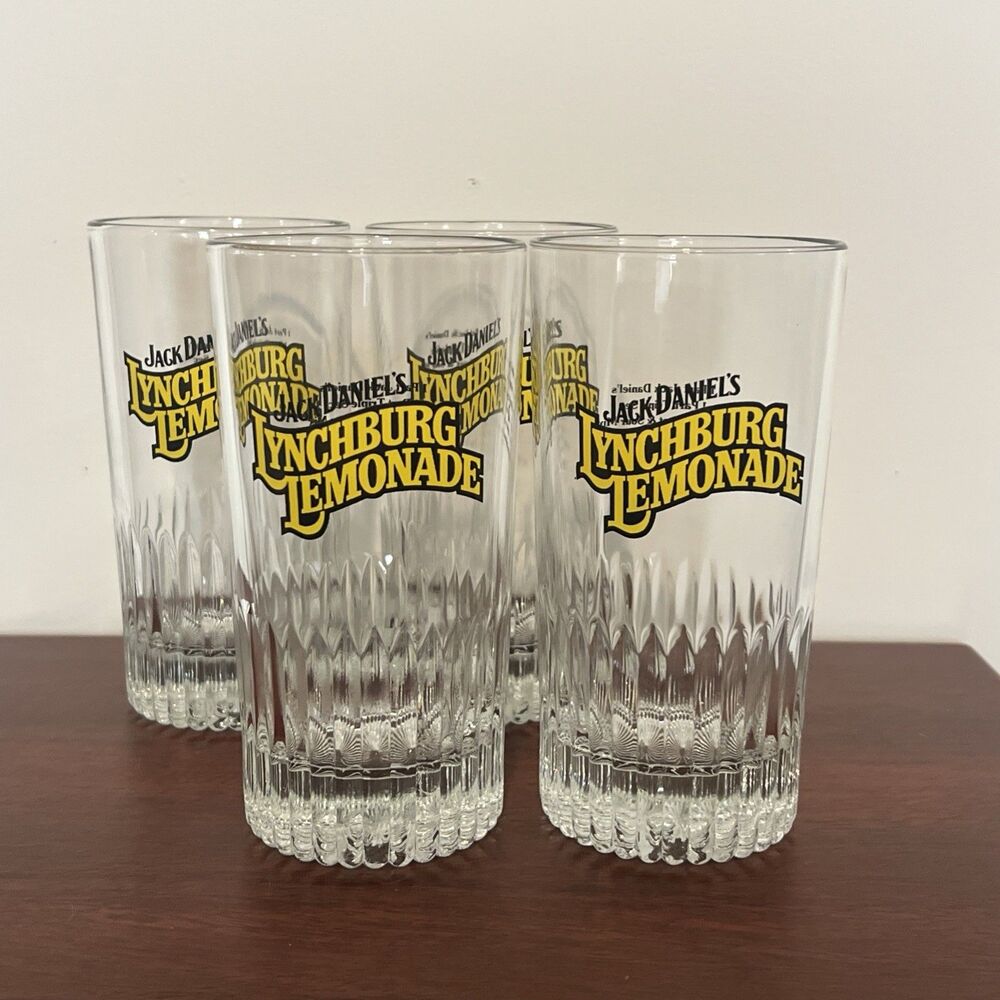 Jack Daniels Lynchburg Lemonade Tennessee Tea Drinking Glass W/Recipes